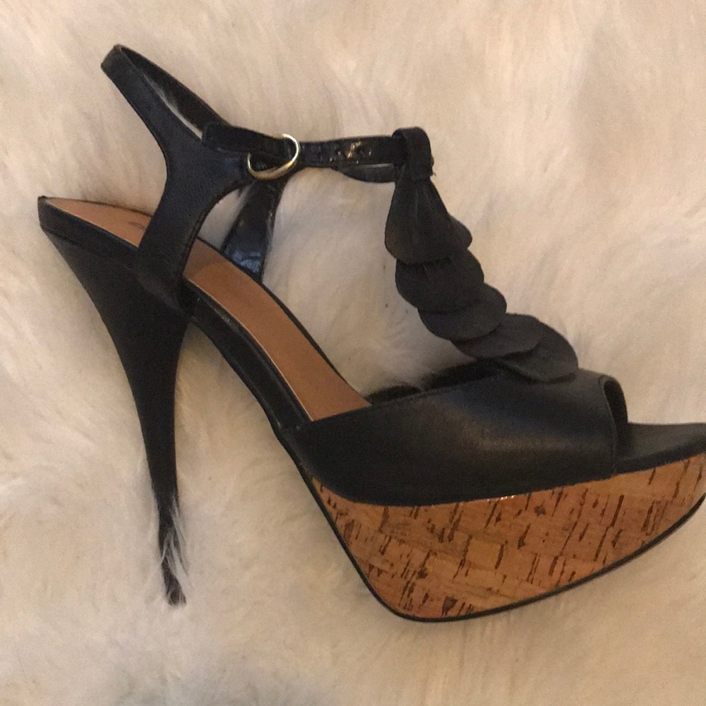 Black high heels